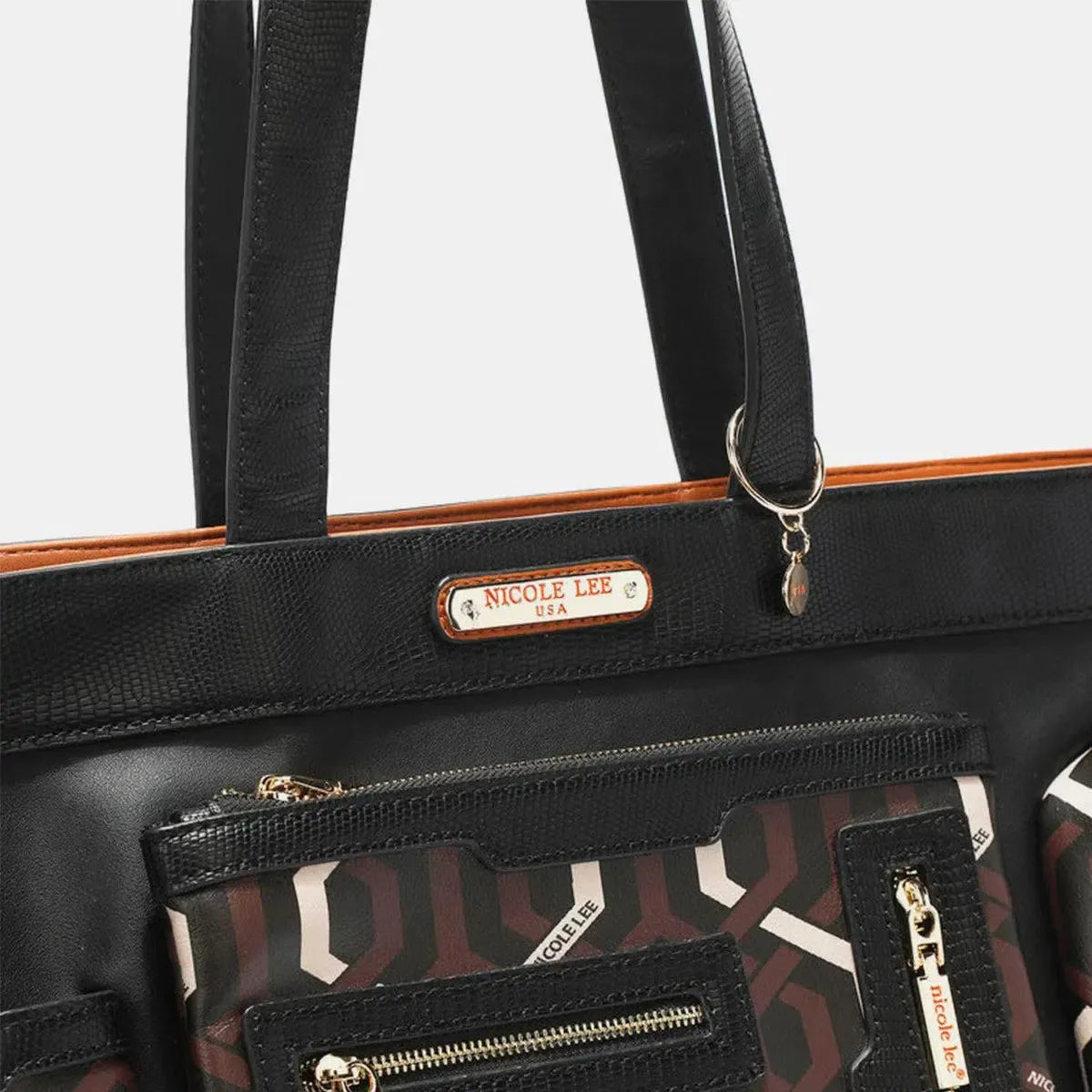 Sustainable Sophistication: Vegan Large Leather Handbag-handbags-Evelyns Fashion
