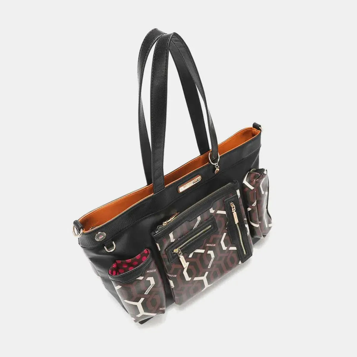 Sustainable Sophistication: Vegan Large Leather Handbag-handbags-Evelyns Fashion