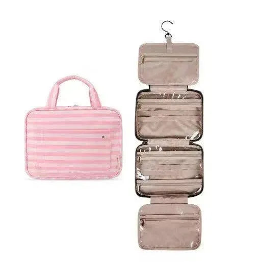 Travel Fold Up Make Up Bag Hanging Organizer-beauty products-Evelyns Fashion