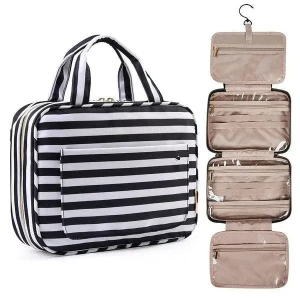 Travel Fold Up Make Up Bag Hanging Organizer-beauty products-Evelyns Fashion