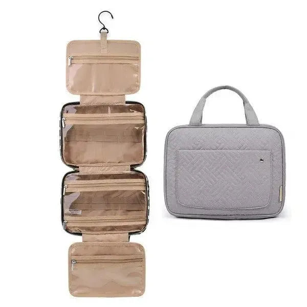 Travel Fold Up Make Up Bag Hanging Organizer-beauty products-Evelyns Fashion