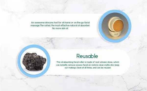 Volcanic Stone Oil-Absorbing Face Roller-beauty products-Evelyns Fashion