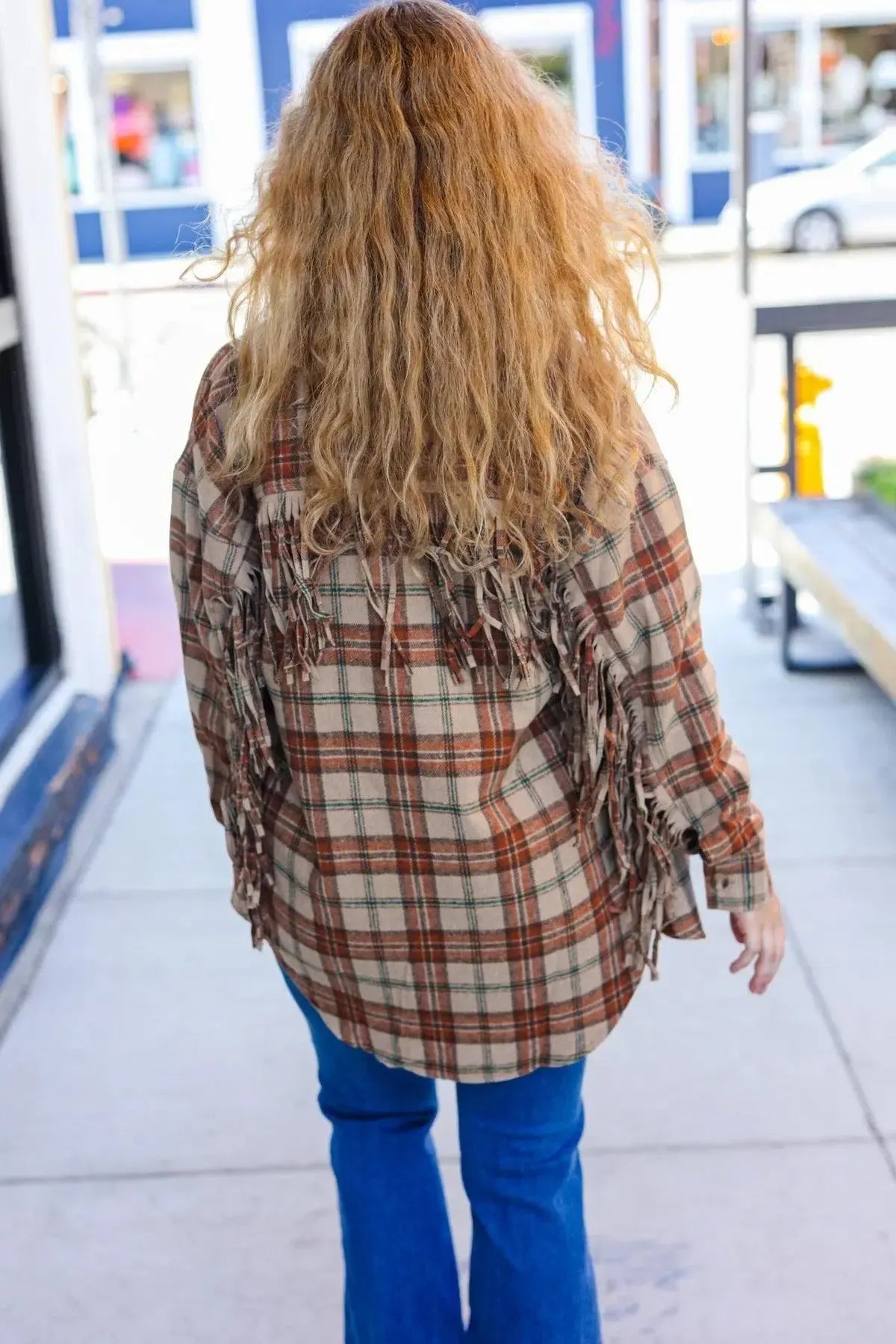 Women's Plaid Jacket-2024 Blow-Out Sale-Evelyns Fashion