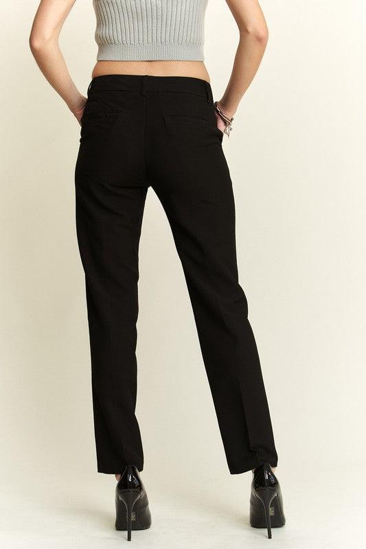 Zipper Skinny Pants-pants-Evelyns Fashion