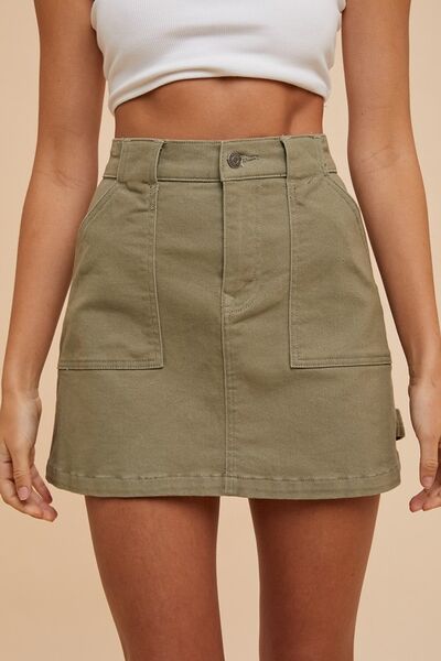 Denim-Mini-Skirt-Evelyn's-Fashion