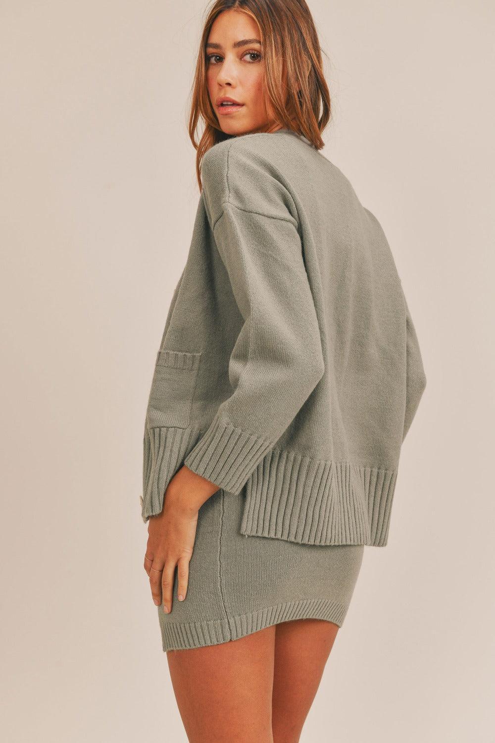 3 Piece Caridgan Set Womens-Cardigans-Evelyns Fashion