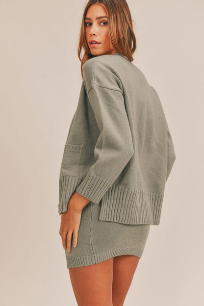 3 Piece Caridgan Set Womens-Cardigans-Evelyns Fashion