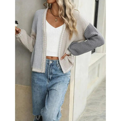 Everyday Elegance: Open Front Knit Cardigans-Evelyns Fashion