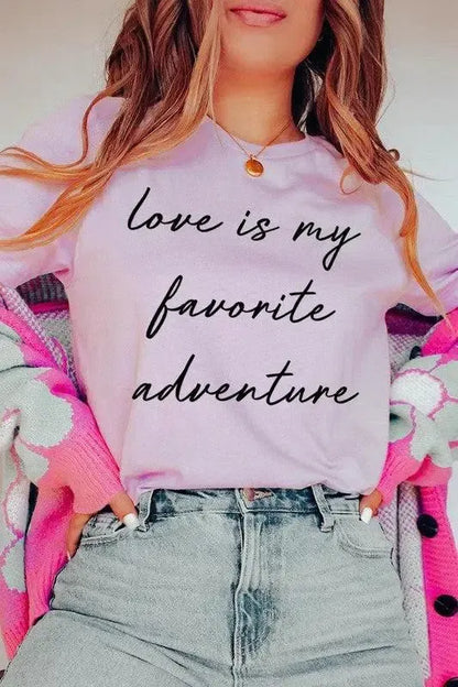 Graphic Tee for Women-Evelyns Fashion
