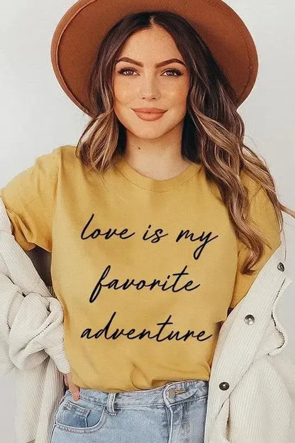 Graphic Tee for Women-Evelyns Fashion