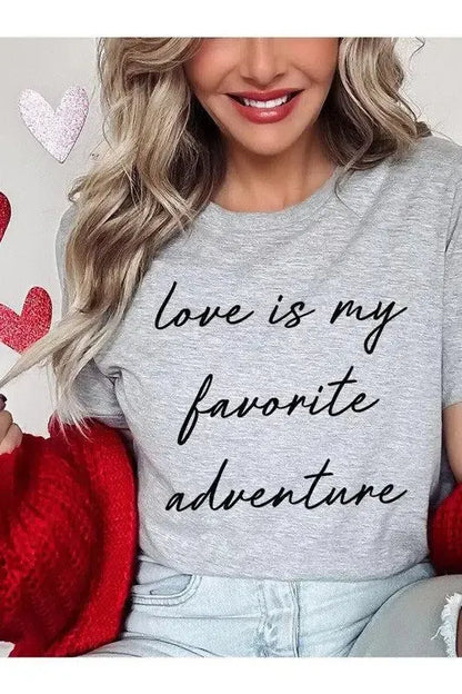 Graphic Tee for Women-Evelyns Fashion