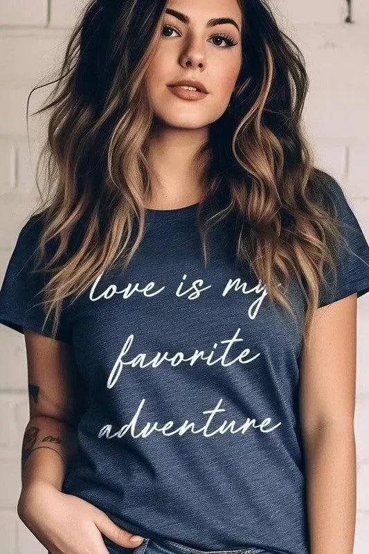 Graphic Tee for Women-Evelyns Fashion