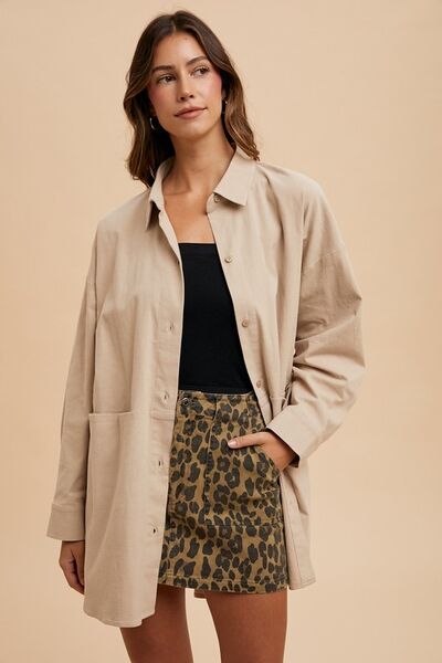 Leopard Denim Mini Skirt-Evelyns Fashion