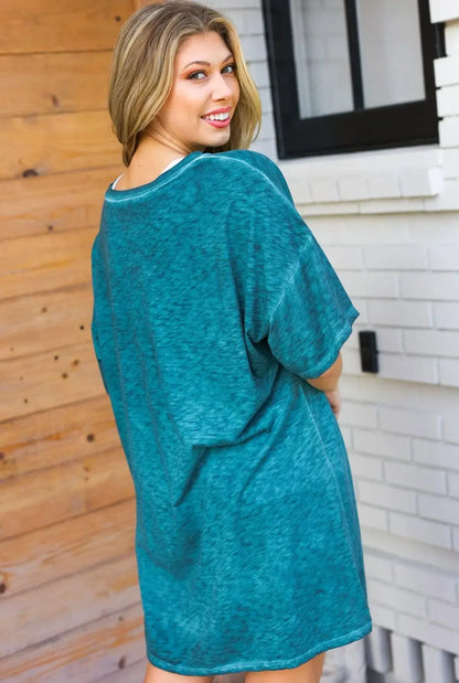 Trendy Cotton Blend Cowgirl Graphic Long Tee for Women-Evelyns Fashion