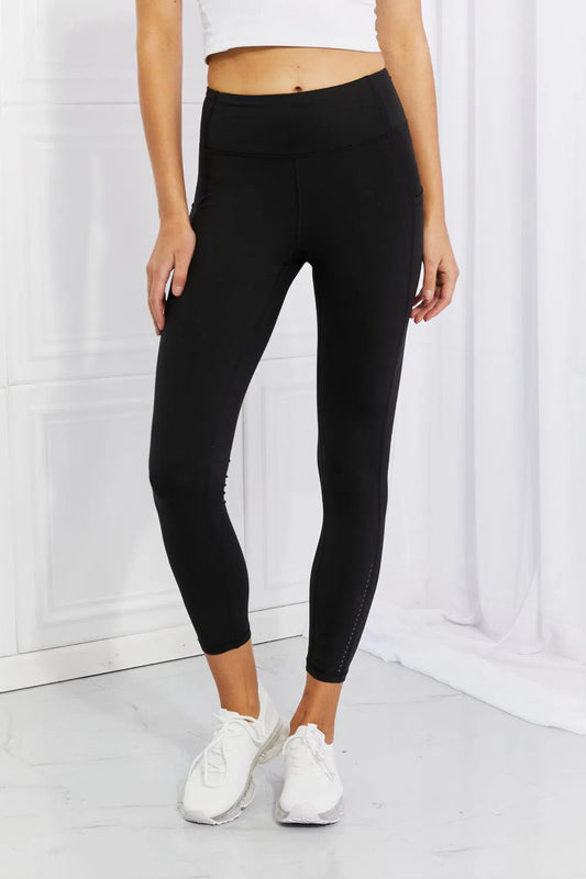 Be Seen & Stay Stylish: Reflective Dot Leggings-leggins-Evelyns Fashion