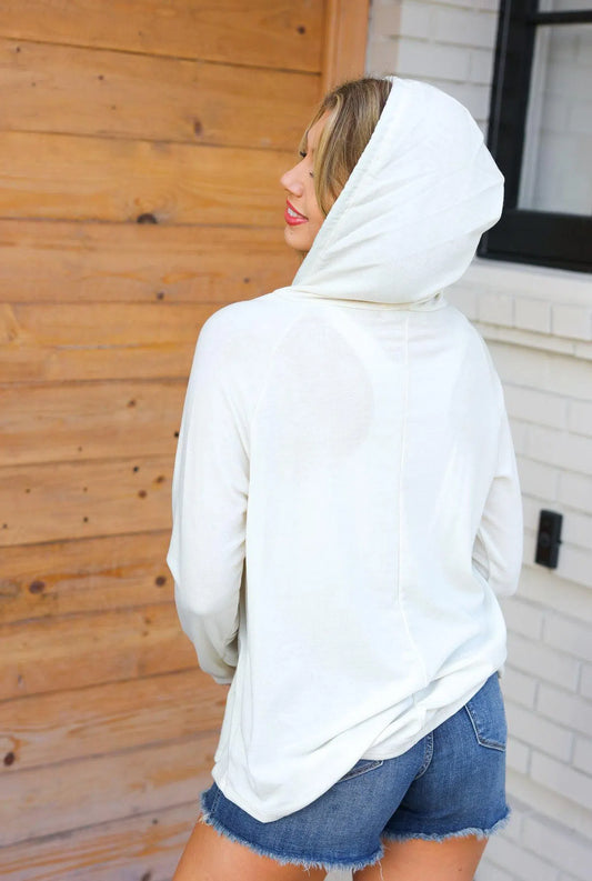 Bold & Playful: Kelly Green Clover Cut Out Hoodie-2024 Blow-Out Sale-Evelyns Fashion