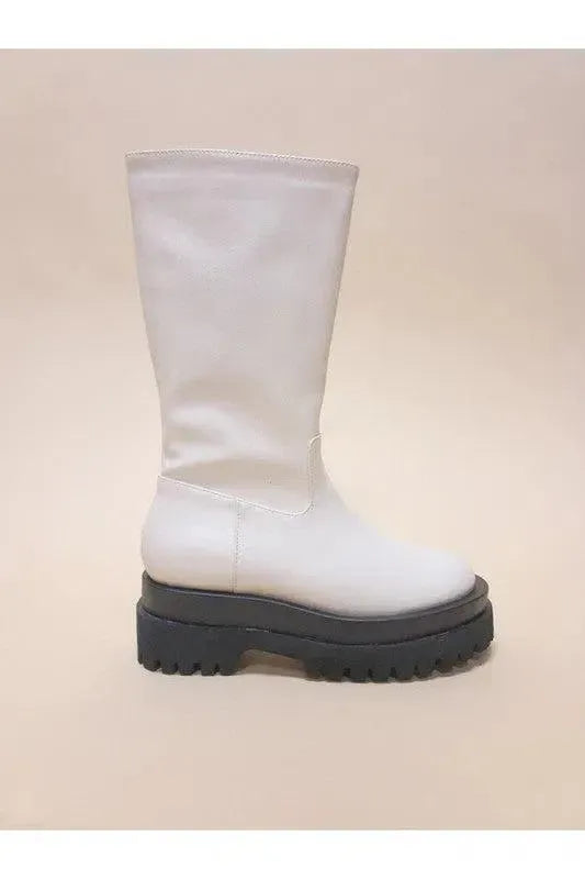 Bold Statement: VENET-Platform Boots for Every Occasion-Apparel & Accessories-Evelyns Fashion
