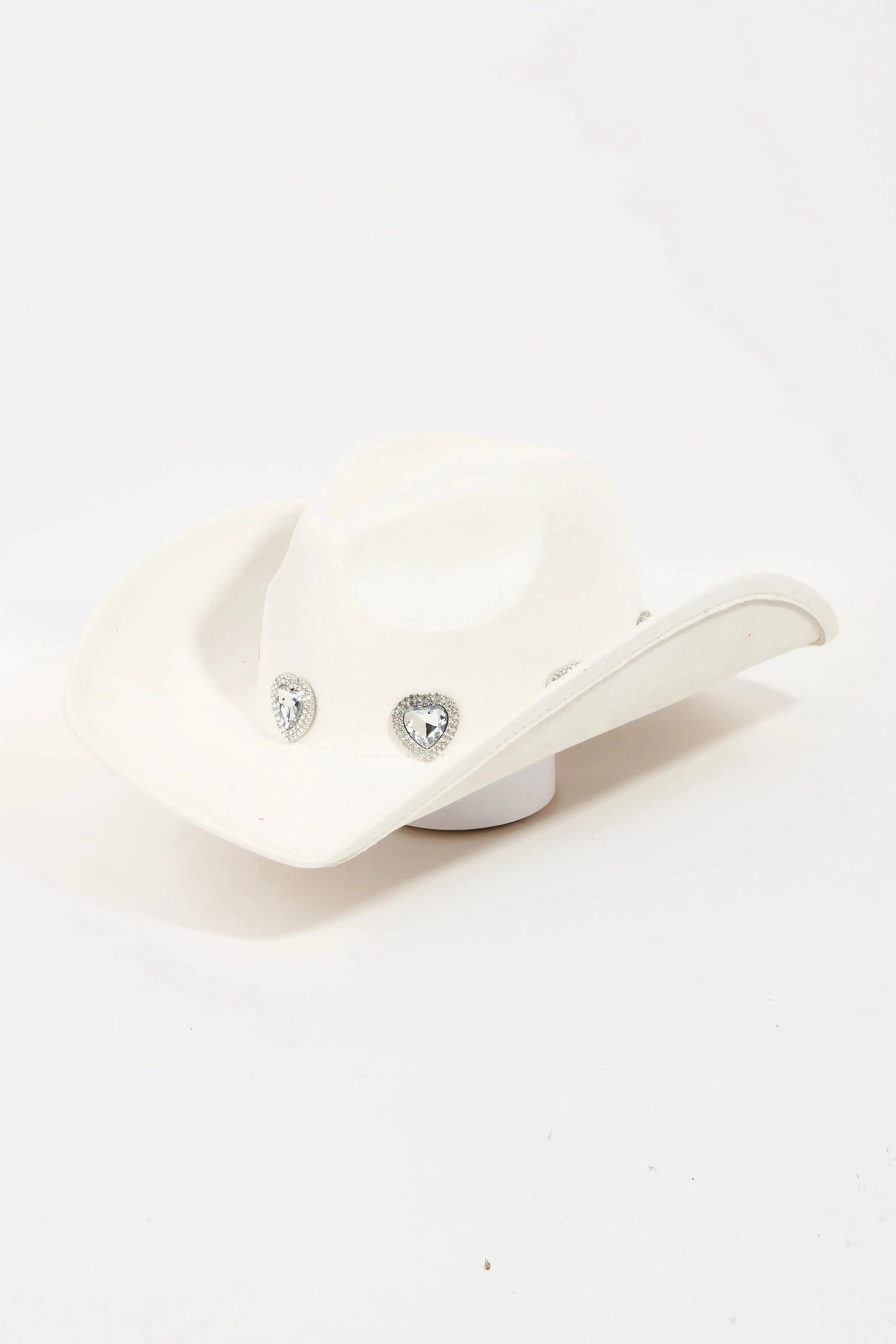 Bold Western Glam: Rhinestone Cowboy Hat-Womens Hats-Evelyns Fashion