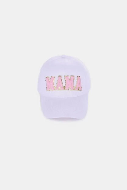 Celebrate Motherhood in Style: MAMA Chenille Cap-Womens Hats-Evelyns Fashion