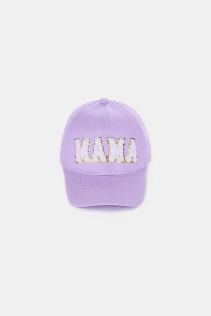 Celebrate Motherhood in Style: MAMA Chenille Cap-Womens Hats-Evelyns Fashion