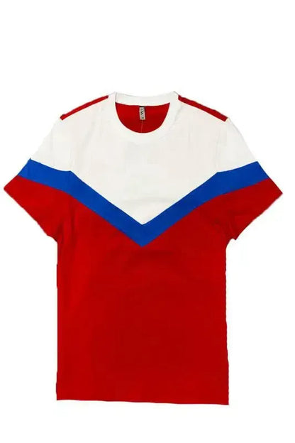 COLOR BLOCK TSHIRT-Mens-Evelyns Fashion