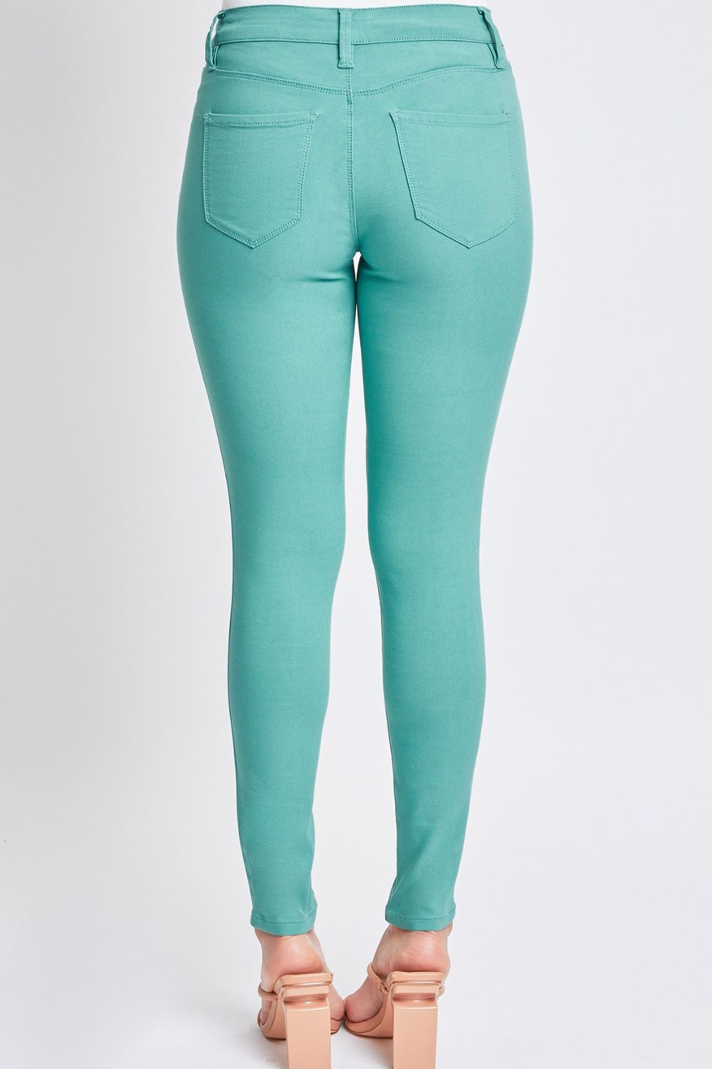 Effortless Comfort: Hyperstretch Mid-Rise Skinny Pants-pants-Evelyns Fashion