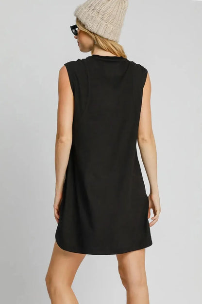 Effortless Style: The Round Neck Mini Dress-dresses-Evelyns Fashion