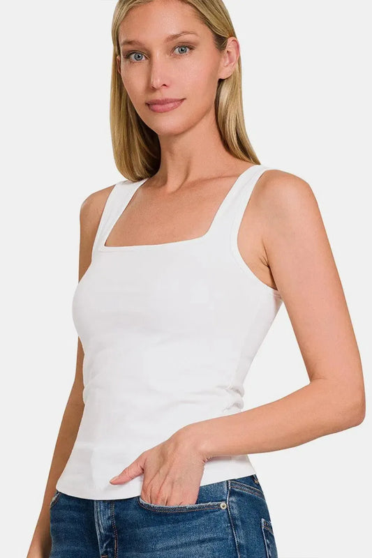 Elevate Your Style with the Zenana Cropped Tank-Tank Tops-Evelyns Fashion