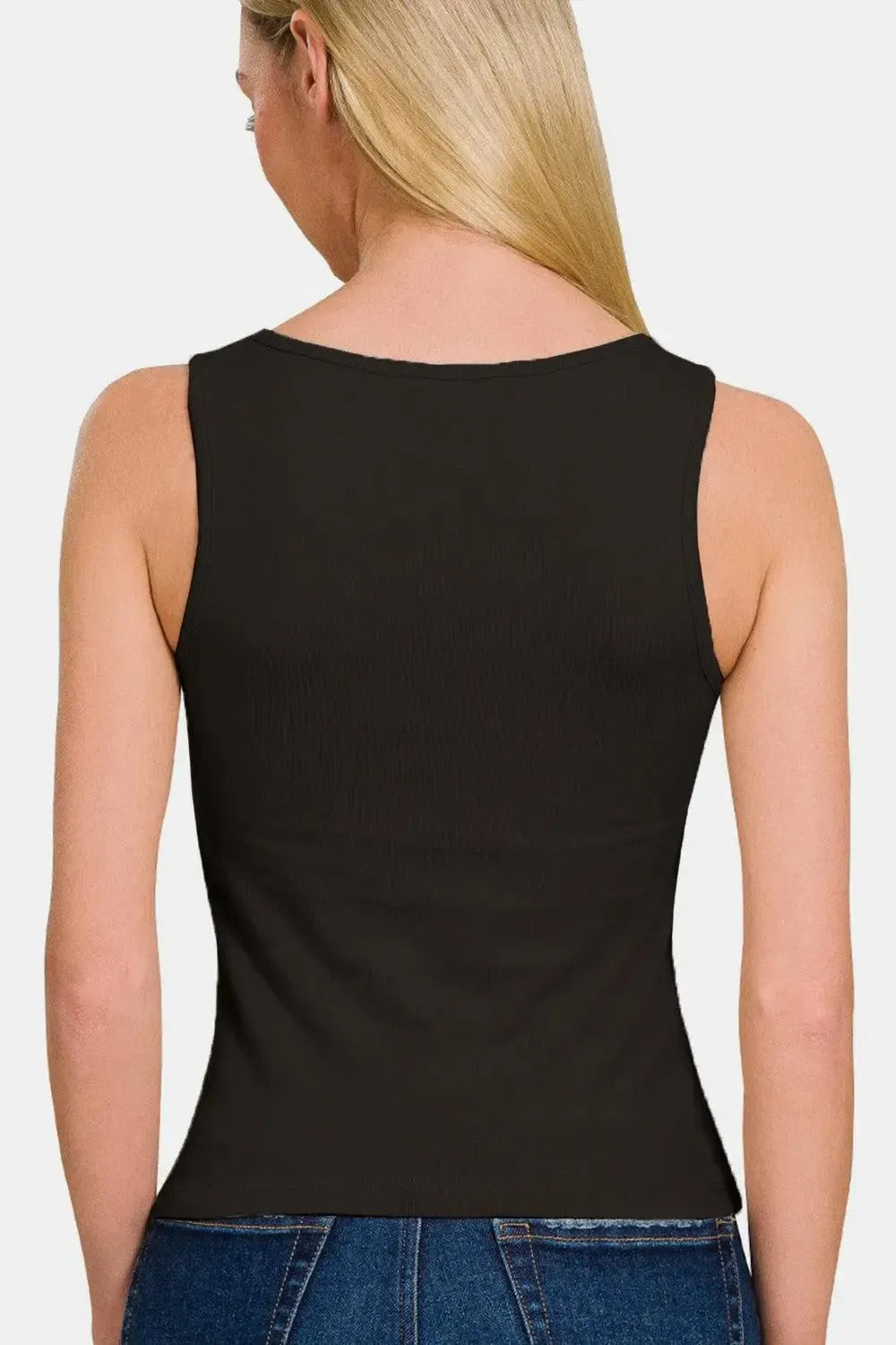 Elevate Your Style with Zenana's Cropped Tank-Tank Tops-Evelyns Fashion