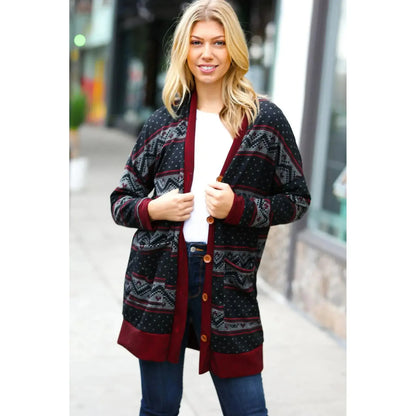 Everyday Comfort: Long Sleeve Cardigan with Pockets-2024 Blow-Out Sale-Evelyns Fashion
