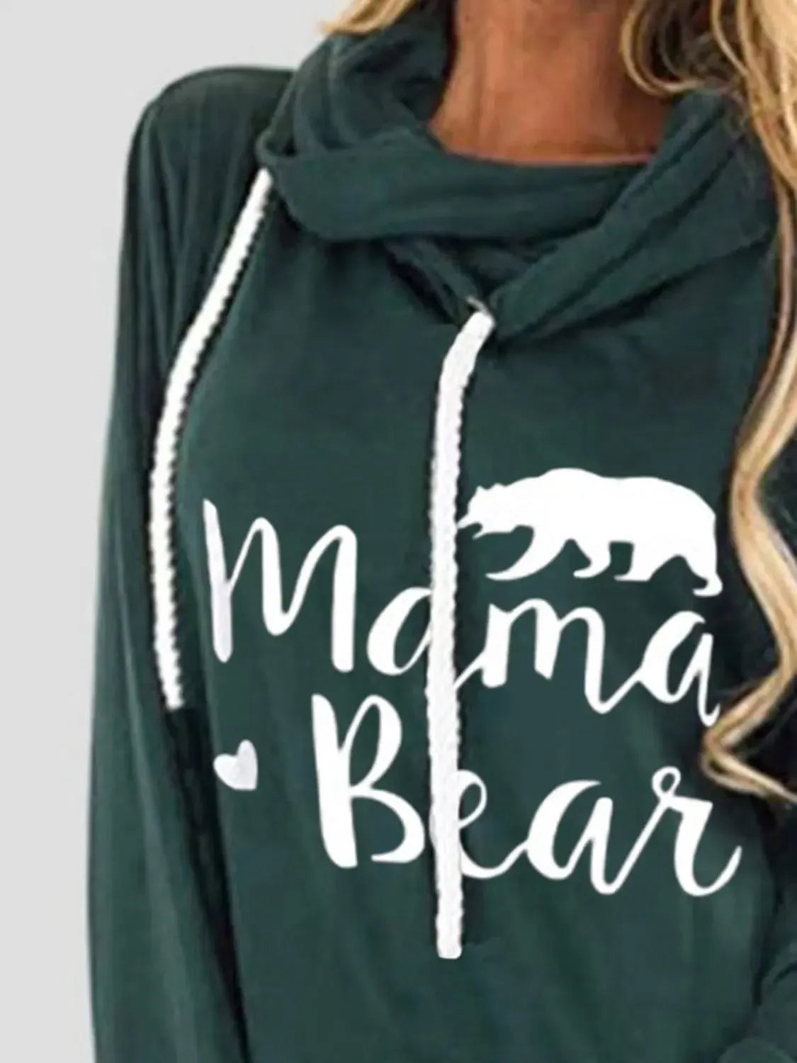 Express Your Style: Drawstring Hoodie with Letter Graphic Prints-Sweat Shirts and Hoodies-Evelyns Fashion