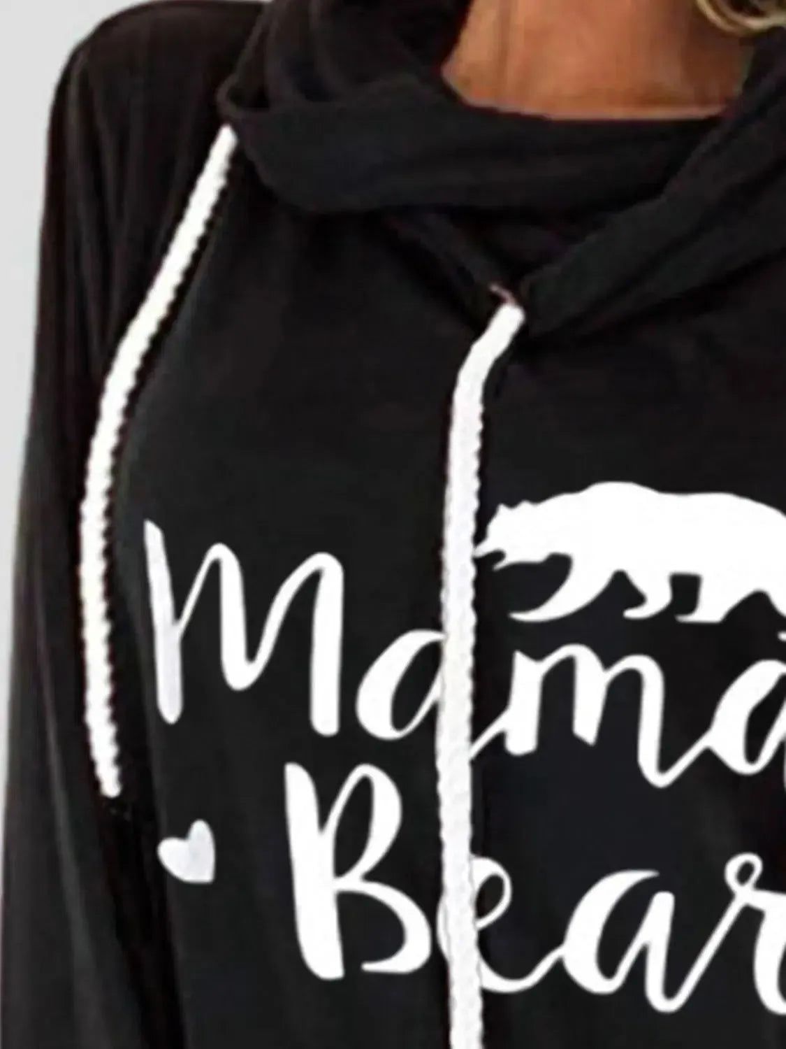 Express Your Style: Drawstring Hoodie with Letter Graphic Prints-Sweat Shirts and Hoodies-Evelyns Fashion