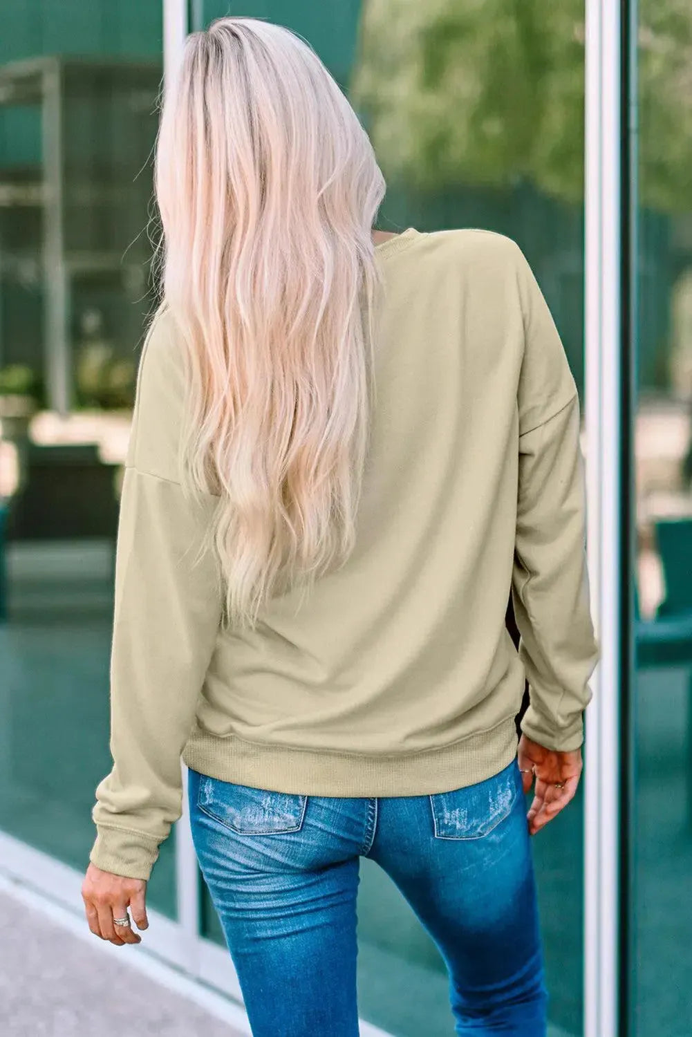 Fierce & Cozy: Letter Graphic Leopard Dropped Shoulder Sweatshirt-Sweat Shirts and Hoodies-Evelyns Fashion