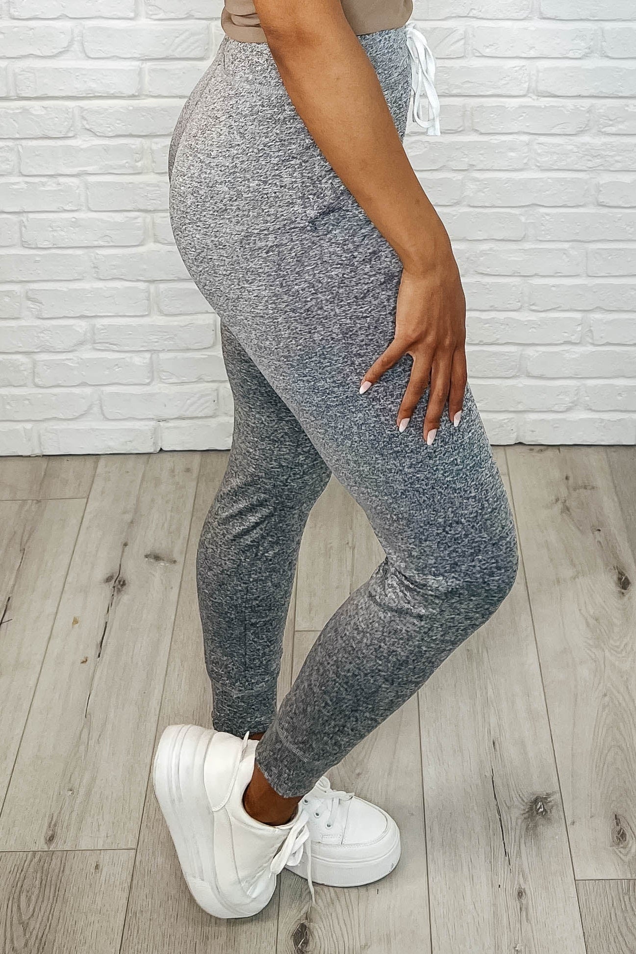 Giving the Run Around Joggers in Gray-Womens-Evelyns Fashion
