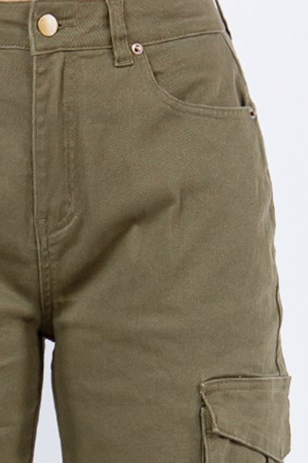 High Rise Cargo Pants-pants-Evelyns Fashion