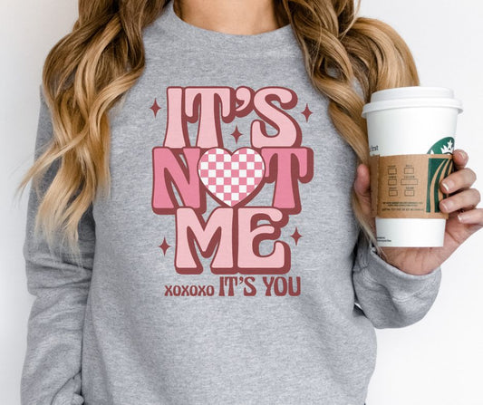 It's Not Me, It's You Graphic Sweatshirt-Womens-Evelyns Fashion