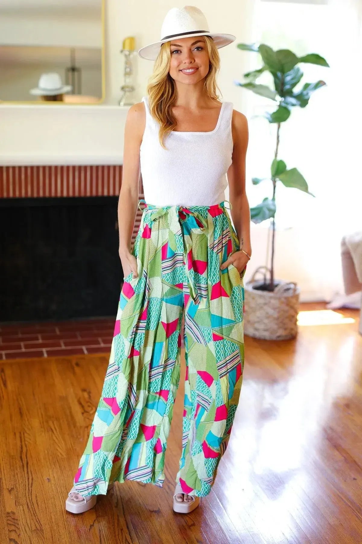 Ivory and Mint Corded Jumpsuit – Soft, Sleek & Sophisticated Style-2024 Summer Blow Out Sale-Evelyns Fashion