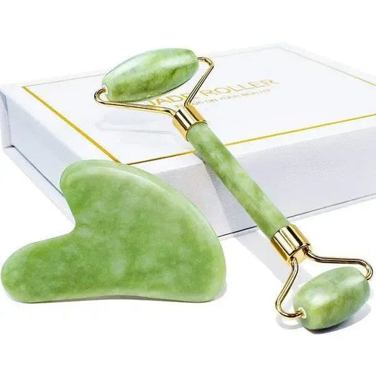 Jade Roller & Gua Sha Gift Box-beauty products-Evelyns Fashion