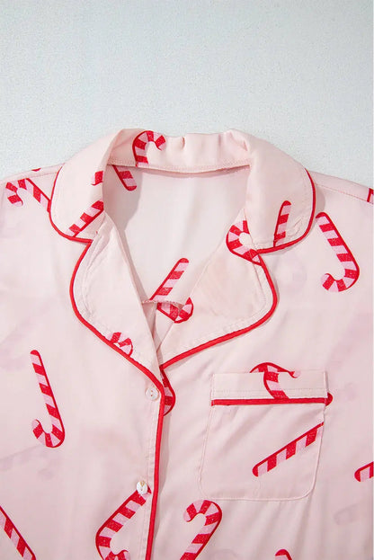 Long Sleeve Top and Shorts Lounge Set-Loungewear-Evelyns Fashion