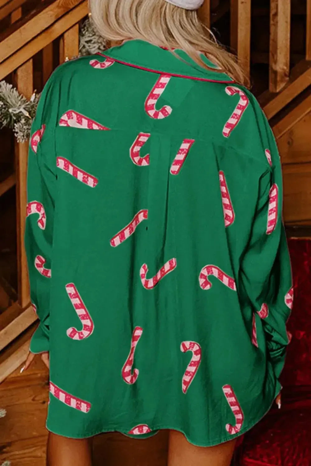 Long Sleeve Top and Shorts Lounge Set-Loungewear-Evelyns Fashion