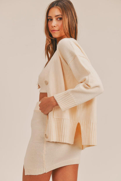 MABLE 3-Piece Sweater Set-Cardigans-Evelyns Fashion