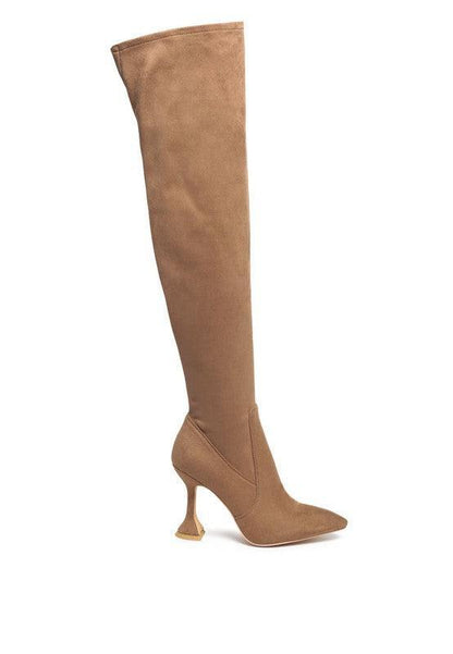 OVER THE KNEE HIGH HEELED BOOTS-BOOTS-Evelyns Fashion