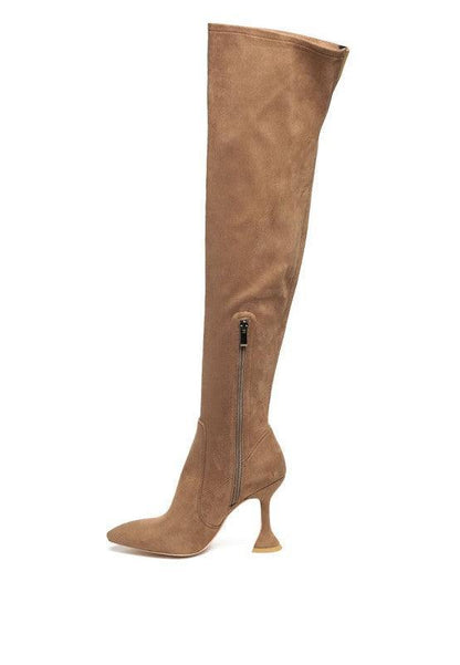 OVER THE KNEE HIGH HEELED BOOTS-BOOTS-Evelyns Fashion