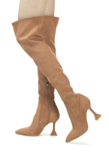 OVER THE KNEE HIGH HEELED BOOTS-BOOTS-Evelyns Fashion