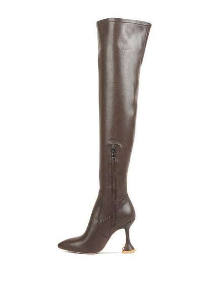 OVER THE KNEE HIGH HEELED BOOTS-BOOTS-Evelyns Fashion