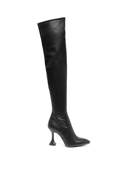 OVER THE KNEE HIGH HEELED BOOTS-BOOTS-Evelyns Fashion
