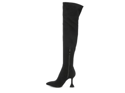OVER THE KNEE HIGH HEELED BOOTS-BOOTS-Evelyns Fashion