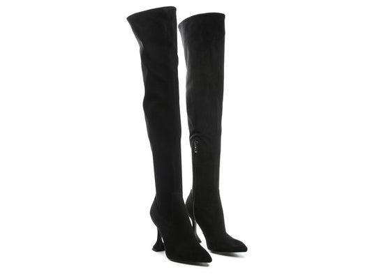 OVER THE KNEE HIGH HEELED BOOTS-BOOTS-Evelyns Fashion