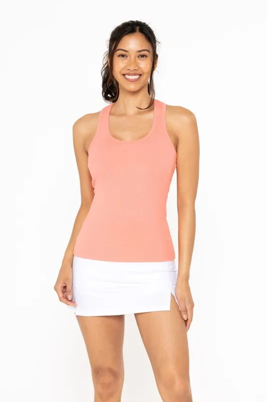 Slim Fit Scoop Neck Tank-Apparel & Accessories-Evelyns Fashion