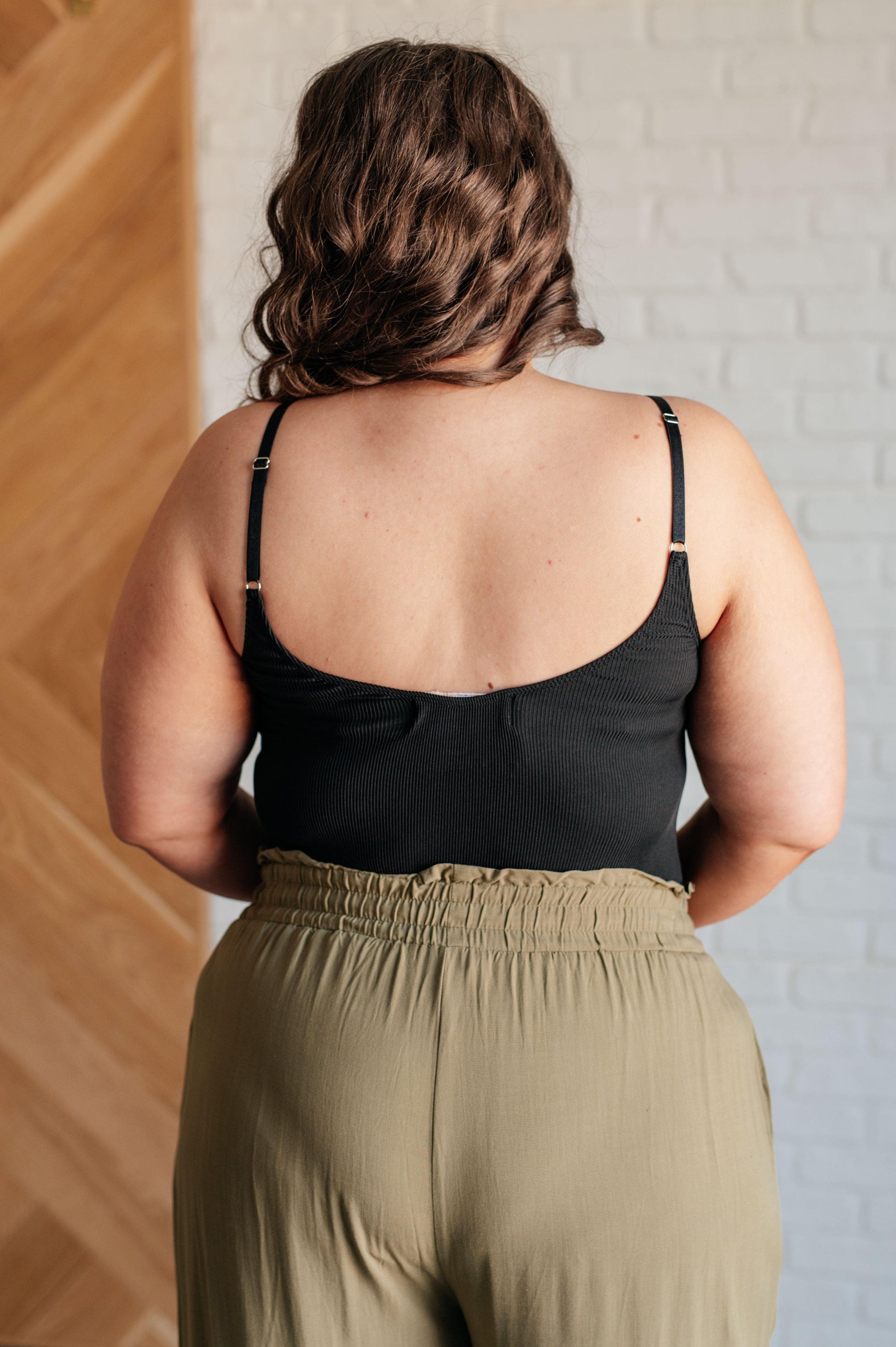 Snap It Up Spaghetti Strap Bodysuit-Bodysuits-Evelyns Fashion
